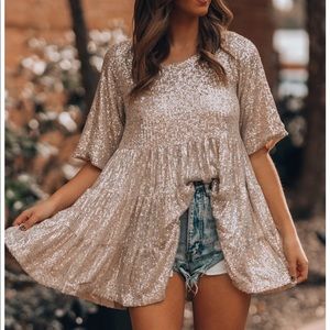 Sparkly Sequin Tunic